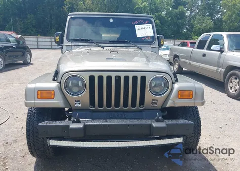 2003 Jeep Wrangler Sahara из США, поврежденный, VIN 1J4FA59S53P321353